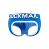 JOCKMAIL Men's Cotton Boxer Underwear Jockstrap Bottomless Mens Backless Trunks Brief Shorts (M, 307Blue) view 2