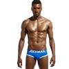 JOCKMAIL Men's Cotton Boxer Underwear Jockstrap Bottomless Mens Backless Trunks Brief Shorts (M, 307Blue) view 4