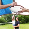 Liliful 2 Pcs Autograph Football Basketball Blank Official Size with 2 Stand 2 Signature Pen 1 Pump for Fantasy Trophy Anniversary Birthday Graduation(Size 9,3 Sides White Football) view 4