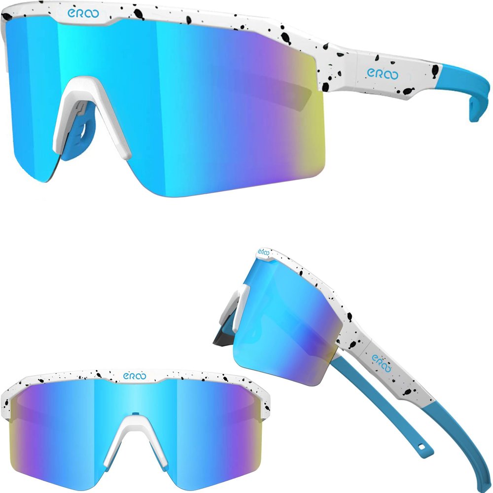 ER00 Eazyrun Polarized Small Sports Sunglasses for Women Youth, Cycling Running MTB Baseball Softball Beach Volleyball F2