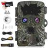 inBEKEA Trail Camera Dual-Lens with Starlight Night Vision 4K 20MP Wildlife Game Camera with 0.2s Motion Activated 120 Wide Angle IP66 Waterproof 2.4" Screen Hunting Scouting Cam with SD Card,256G view 1