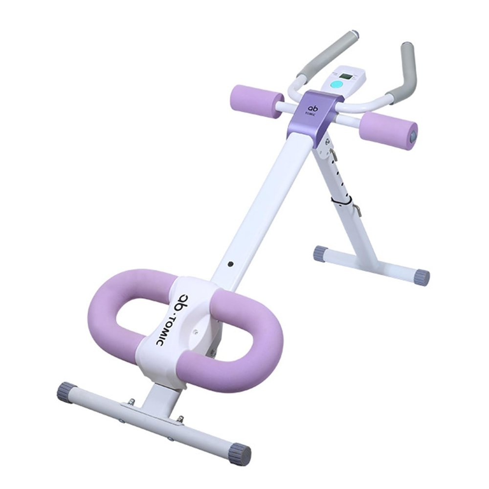 GGZONE Foldable Core Abdominal Trainer, AB Workout Machine Exercise Equipment, LCD Display, Ab Strength Training Equipment for Home Gym Fitness