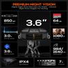 inBEKEA Night Vision Binoculars, 1080p Full HD Infrared 1640 ft/500M Viewing Range Digital Night Vision Goggles with 4" LCD Screen and 64G Micro SD Card, Take HD Photos/Videos for Hunting Camping view 2