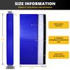 72" Tall Square Basketball Pole Pads - 2" Thick Heavy-Duty All-Weather Pole Padding Outdoor, Weatherproof Basketball Pole Pad for Player Protection, Fits 4", 5" & 6" Basketball Hoop Poles - BLUE view 3