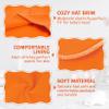 Century Star Baby Beanie Hats Newborn Infant Toddler Beanies for Girls Boys Soft Knit Kids Beanies Cap Nursery Beanie 1Pc Orange 1-2T view 2