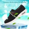 bumuam Men's Wide Width Shoes with Adjustable Closure Lightweight,Adjustable Closure for Arthritis Swollen Edema Plantar Fasciitis Swollen Feet Walking Shoes Men 7/Women 8 view 2
