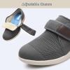 bumuam Extra Wide Walking Edema Sneakers,Adjustable Closure for Arthritis Swollen Edema Plantar Fasciitis Swollen Feet Walking Shoes Men 12 view 4