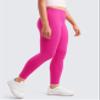 CRZ YOGA Girls Butterluxe Full Length Yoga Leggings - Athletic Sports Casual Pants High Waist Tights Kids Teen Hibiscus Purple X-Large view 4