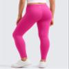 CRZ YOGA Girls Butterluxe Full Length Yoga Leggings - Athletic Sports Casual Pants High Waist Tights Kids Teen Hibiscus Purple Small view 3