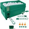 Automatic Golf Ball Dispenser Machine, No Electricity Required Tee Up Golf Ball Teeing Device Golf Club Organizer with Adjustable Foot Stand view 1