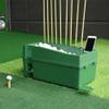 Automatic Golf Ball Dispenser Machine, No Electricity Required Tee Up Golf Ball Teeing Device Golf Club Organizer with Adjustable Foot Stand view 2