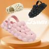 JSWEI Massage Bubble Slides for Women Men - Gym House Shower Bedroom Slippers - Foot Massage Reflexology Sandals for Ladies - Soft Relief Pink view 3
