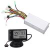 Electric Bicycle Scooter Controller Kit, E Bike Brushless Controller with LCD Display, Weatherproof LCD Display Panel Brushless Controller Kit for Electric Bicycle Scooter Motor view 4