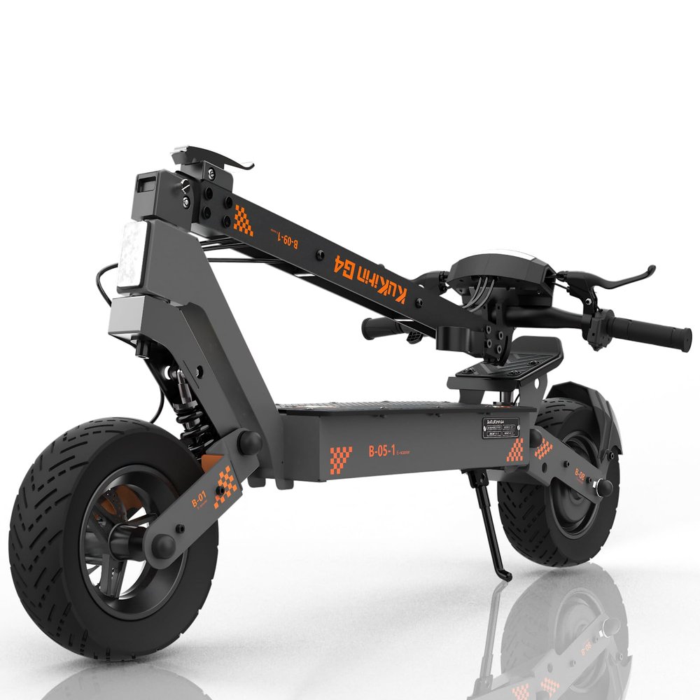KUKIRIN Electric Scooter for Adults, 2000W Electric Scooter, Max 47 Miles Range & 43 MPH Speed, 11" Off-Road Tires, Foldable Fast E Scooter with Dual Disk Brakes(KUKIRIN G4)