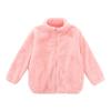 Boys Fleece Jacket Toddler Boys Girls Long Sleeve Winter Solid Fleece Zippered Coat Jacket Kids (Pink, 13-14 Years) view 2