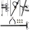 Archery Nocking Points Pliers, Archery Bow String Tools Kit Archery Copper Buckle Pliers Bow String Nocking Points Pliers Set T Ruler Nocking Buckle Pliers Kit Recurve Bow Accessories Archery Tools view 3