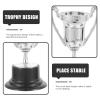 Kisangel 10Pcs Mini Trophies Cups, 3.22inch Plastic Award Trophy Cups Model Winner Award Trophies for Kids Toys Race Decoration,Silver view 3