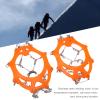 QANYEGN Motainee Spikes, Pointed Ice Grips, Non Slip Shoe Ary for Hiking, Climbing and Motainee (Pair) (L Code) view 2