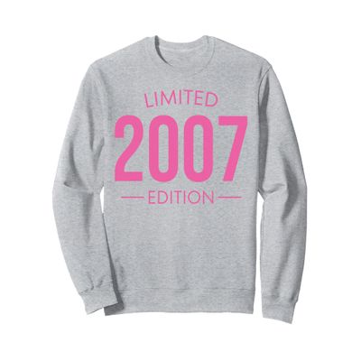17 Year Old Classic 2007 Limited Edition 17th Birthday Girl Sweatshirt