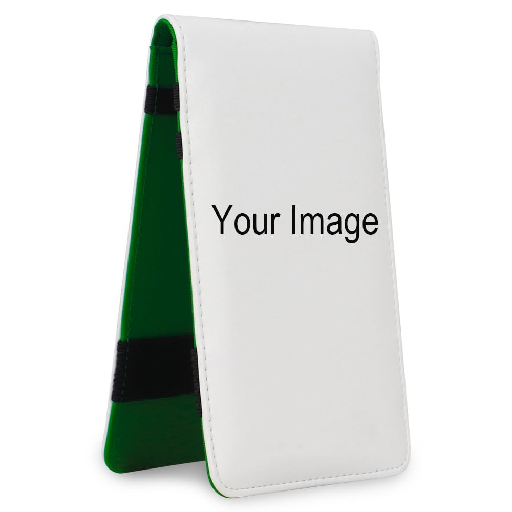 BIG TEETH Golf Scorecard Holder Yardage Book Cover Golf Scorecard Book Custom Photo