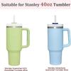 Haundry 2-Pack Silicone Boot for Stanley Cup, Protective Water Bottle Bottom Sleeve Cover for Stanley 40oz Tumbler, Silicone Bumper for Stanley 40oz Cups, Pink view 4