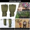 QANYEGN 1 Pair of Waterproof Oxford Cloth Foot Covers, Boot Covers, Outdoor Motainee Boot Covers, Suitable for Hiking, Motainee(Army Green) view 2
