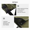 QANYEGN 1 Pair of Waterproof Oxford Cloth Foot Covers, Boot Covers, Outdoor Motainee Boot Covers, Suitable for Hiking, Motainee(Army Green) view 4