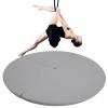 Pole Crash Mat 3ft/3.5ft/4ft/4.5ft/5ft/5.5ft/6ft/6.5ft - Home/Studio Pole Dance Mat for Dancers Beginners and Professionals, Gray Yoga Exercise Mats Dancing Cushion Fall Safety Padding for Pole ( Colo view 1