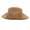 Cowboy Straw Hat for Men Solid Curling Brim Beach Sun Hats Summer Women Panama Jazz Caps Beige 56-58CM view 3