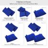 Rib Knit Trim Fabric Cuffing Tubular Cuff & Matching Waistband Ribbing Trimming.Single or Combo to Trim Whole Garment,Cuffs,Hem & Neck Band, British Made. Royal Blue 1xPair Cuffs + 2xWaistband view 2