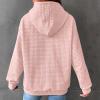 Womens Oversized WaffleKnit Crewneck Sweatshirts Long Sleeve Hoodies Casual Pullover Sweatshirt Tops view 3