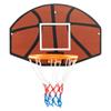 Goplus Wall Mount Basketball Hoop, 26" x 17.5" Indoor Outdoor Basketball Games w/Large Shatter-Proof Backboard, Anti-Tear Net, Door Wall Mounted Basketball Playset for Backyard view 1