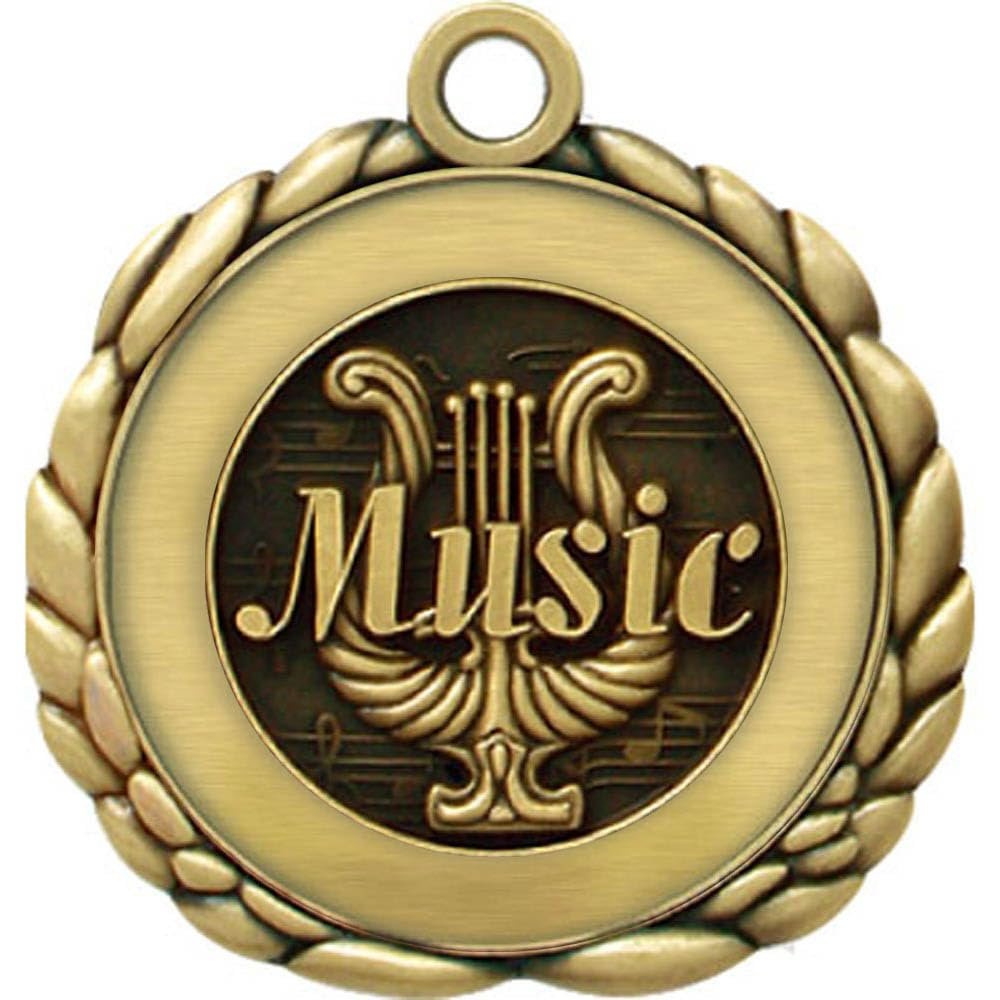 ZipToMeNow Music Quali-Craft Medallion (2-1/2 Inches) 10 Pack