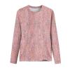 Womens Cute Long Sleeve Tops Trendy 2025 Floral Print Tunic Shirts Crewneck Loose Comfy Blouses Dressy Casual Tshirts Shirts for Women Red L view 3