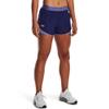 Under Armour Womens Play Up 3.0 Shorts, Sonar Blue/Baja Blue/Nebula Purple, X-Small view 1