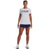 Under Armour Womens Play Up 3.0 Shorts, Sonar Blue/Baja Blue/Nebula Purple, X-Small view 4