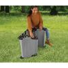 Camping Folding with Easy Setup Cot, Gray Color, Adult, Open Size 75.6 in x 25 in x 8.46in view 2