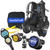 Cressi Pro Scuba Diving Gear Package Complete with Aquaride Pro BCD - Donatello C2 Dive Computer - MC9 Compact Regulator Set Fully Assembled, X-Large view 1