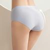 BDROX 5PCS Ultra-Thin Non-Marking Ice Silk Underwear, Womens Seamless Ice Silk Mid Waisted Breathable Soft Stretchy Panties (5PCS-F,Medium) view 2