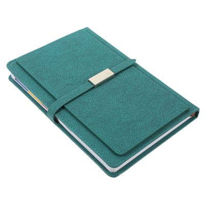 AOKWAWALIY 2024 English Daily Planner Notepad A5 Yearly Schedule Notebook Green Diary Planner Notebook Dividers