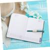 AOKWAWALIY 2024 English Daily Planner Notepad A5 Yearly Schedule Notebook Green Diary Planner Notebook Dividers view 3