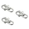 BESPORTBLE 3pcs Stainless Steel Swivel Eye Snap Shackle Large d Ring for Rigging Marine Architectural Use view 1