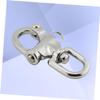BESPORTBLE 3pcs Stainless Steel Swivel Eye Snap Shackle Large d Ring for Rigging Marine Architectural Use view 3