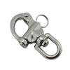 BESPORTBLE 3pcs Stainless Steel Swivel Eye Snap Shackle Large d Ring for Rigging Marine Architectural Use view 4