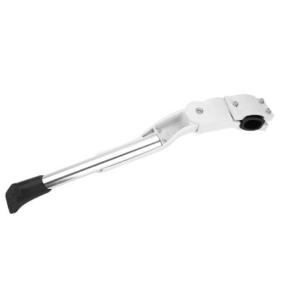 Headerbs White Kickstand 16, Silver Kickstand, White Aluminum Alloy Cycling Kick Stand Fits for 16 20 24 26 (White)