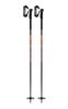 LEKI Pitch Back Lightweight Aluminum Ski Poles for Alpine Skiing - Black-Neonorange-Dark Anthracite - 110 cm view 1
