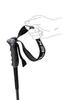 LEKI Pitch Back Lightweight Aluminum Ski Poles for Alpine Skiing - Black-Neonorange-Dark Anthracite - 110 cm view 3