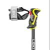 LEKI Airfoil 3D Lightweight Aluminum Ski Poles for Alpine Skiing - White-Dark Anthracite-Neonyellow - 115 cm view 2