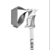 LEKI Women's Bliss Ski Poles - Gunmetal - White - Rosegold - 110cm view 2