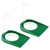 2 Pack Golf Putting Cup with Flag Indoor Putting Hole Golf Hole Training Aids view 1